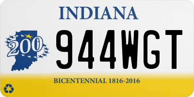 IN license plate 944WGT