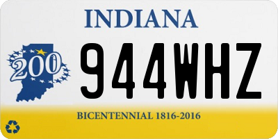 IN license plate 944WHZ