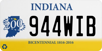 IN license plate 944WIB