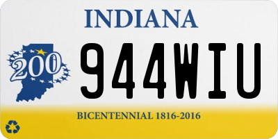 IN license plate 944WIU