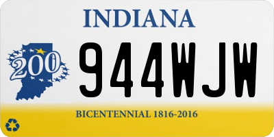 IN license plate 944WJW