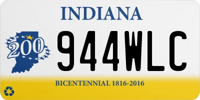 IN license plate 944WLC