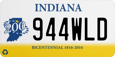IN license plate 944WLD