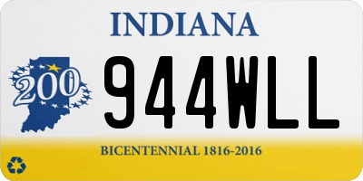 IN license plate 944WLL