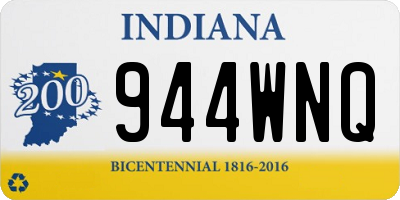 IN license plate 944WNQ