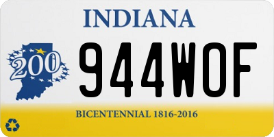 IN license plate 944WOF
