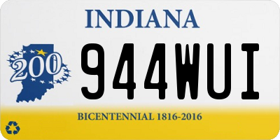 IN license plate 944WUI