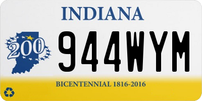 IN license plate 944WYM