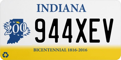 IN license plate 944XEV
