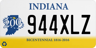 IN license plate 944XLZ