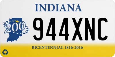IN license plate 944XNC