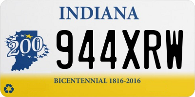 IN license plate 944XRW