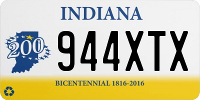 IN license plate 944XTX