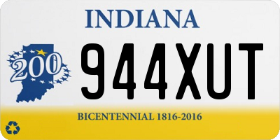 IN license plate 944XUT