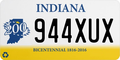IN license plate 944XUX