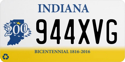 IN license plate 944XVG