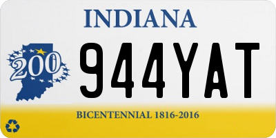 IN license plate 944YAT