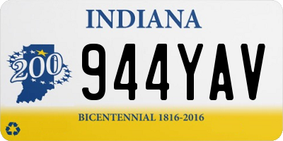 IN license plate 944YAV