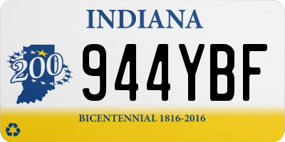 IN license plate 944YBF