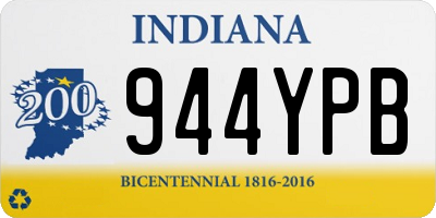 IN license plate 944YPB