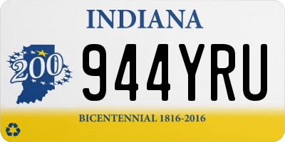 IN license plate 944YRU