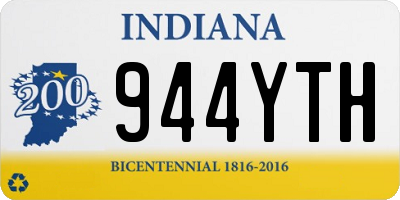 IN license plate 944YTH