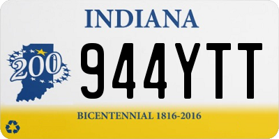 IN license plate 944YTT
