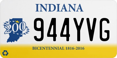 IN license plate 944YVG