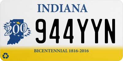 IN license plate 944YYN