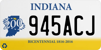 IN license plate 945ACJ