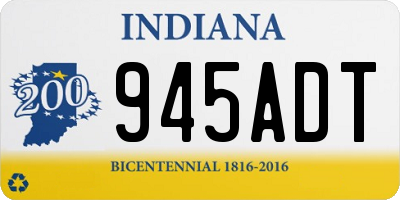 IN license plate 945ADT