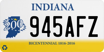 IN license plate 945AFZ