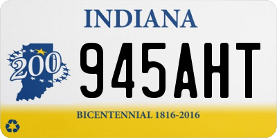 IN license plate 945AHT