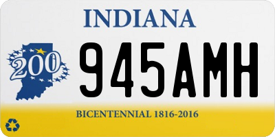 IN license plate 945AMH