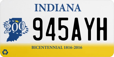 IN license plate 945AYH
