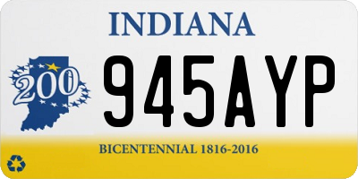 IN license plate 945AYP