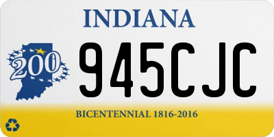 IN license plate 945CJC