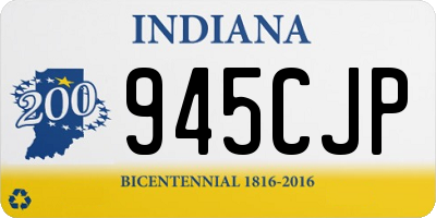 IN license plate 945CJP