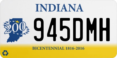 IN license plate 945DMH