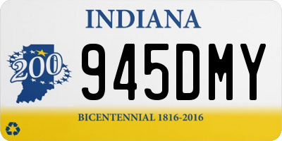 IN license plate 945DMY