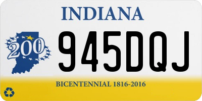 IN license plate 945DQJ