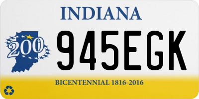 IN license plate 945EGK