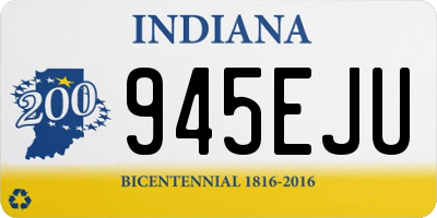IN license plate 945EJU