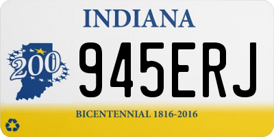 IN license plate 945ERJ
