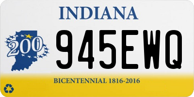IN license plate 945EWQ