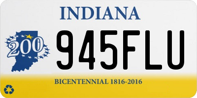 IN license plate 945FLU