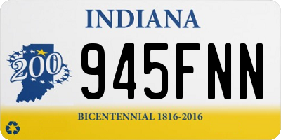 IN license plate 945FNN