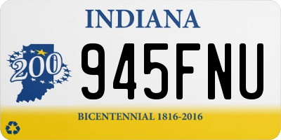 IN license plate 945FNU