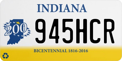 IN license plate 945HCR