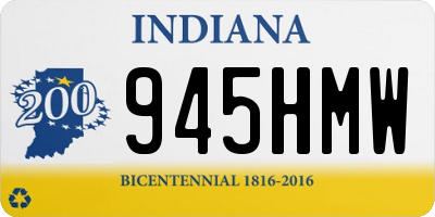 IN license plate 945HMW